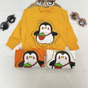 بلوز دورس بچگانه دخترانه و پسرانه پنگوئن 1 تا 3 سال کد 12102