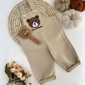 بیلر بچگانه کتان پنبه 6 ماه تا 2 سال کد 11803