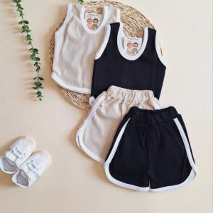 تاپ شلوارک بچگانه 6 ماه تا 2 سال کد 11306