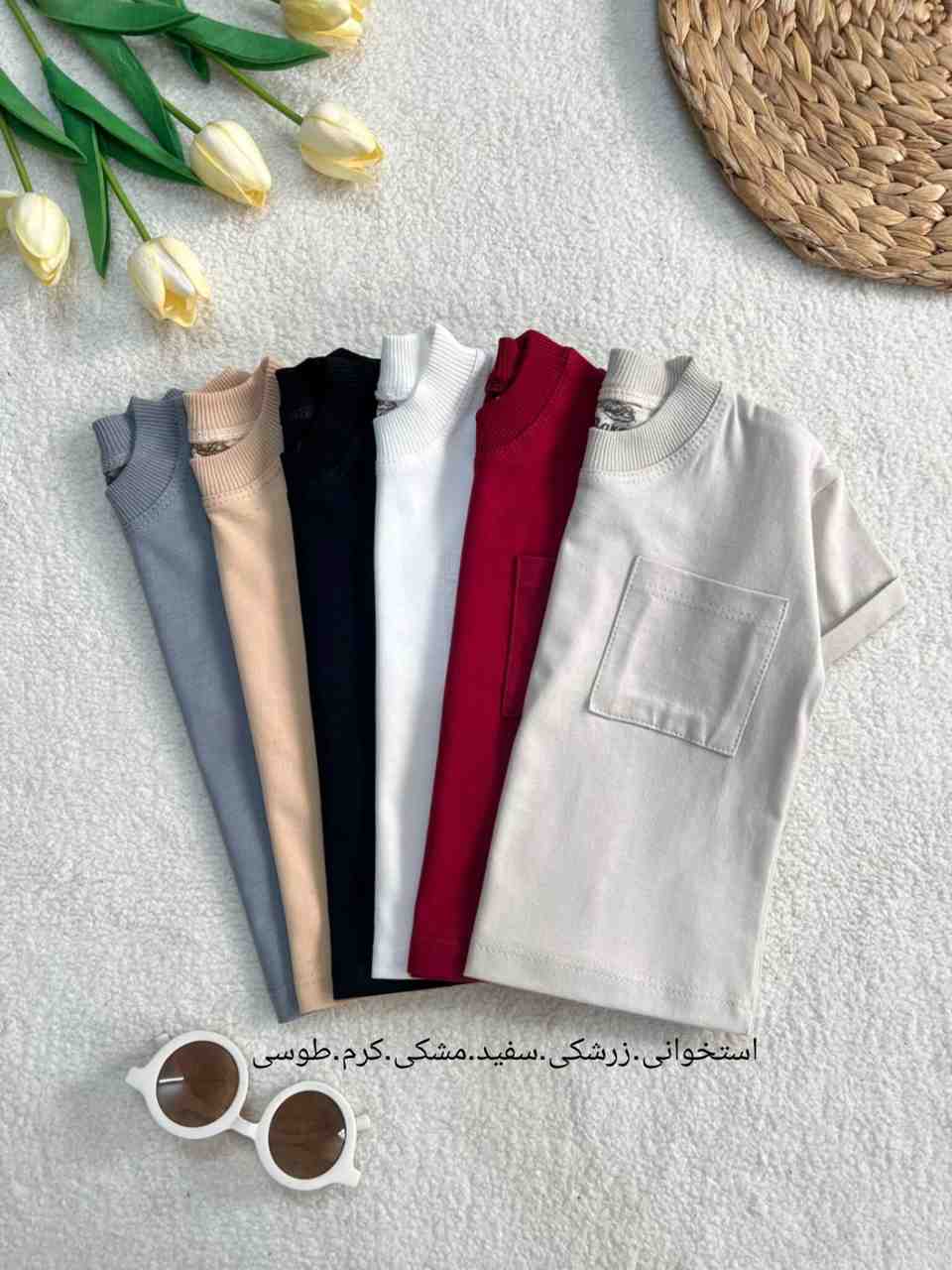 تیشرت تک جیب اسپرت پسرانه 9 ماه تا 3 سال کد 11506