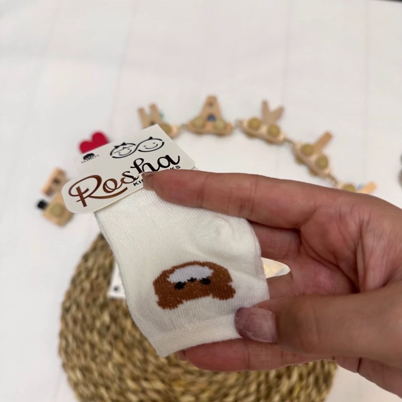 جوراب نیم ساق بچگانه طرح دار کد 12515