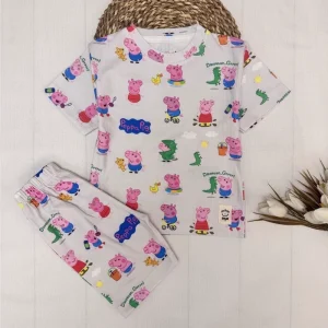 تیشرت شلوارک ریلی بچگانه 6 تا 36 ماه کد 11417