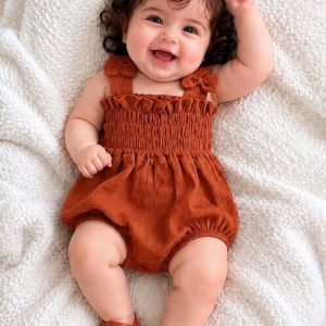 بادی زیردکمه هدبند دخترانه موسلین 3 تا 24 ماه کد 11112