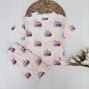 تیشرت شلوارک ریلی بچگانه 6 تا 36 ماه کد 11417