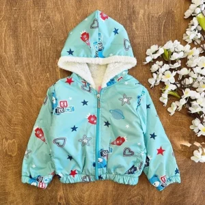 کاپشن سوییشرت بارونی ضد آب بچگانه 1 تا 3 سال کد 12401