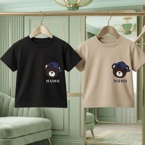 تیشرت بچه گانه طرح تدی دو رو کد 11515