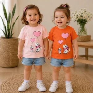 تیشرت دخترانه 1 تا 5 سال کد 11509