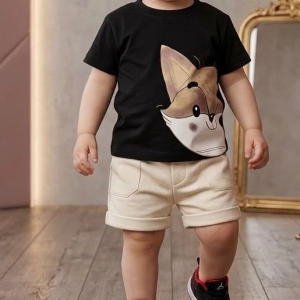شورتک کتان کاغذی 6 تا 36 ماه کد 11813