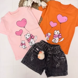 تیشرت دخترانه 1 تا 5 سال کد 11509