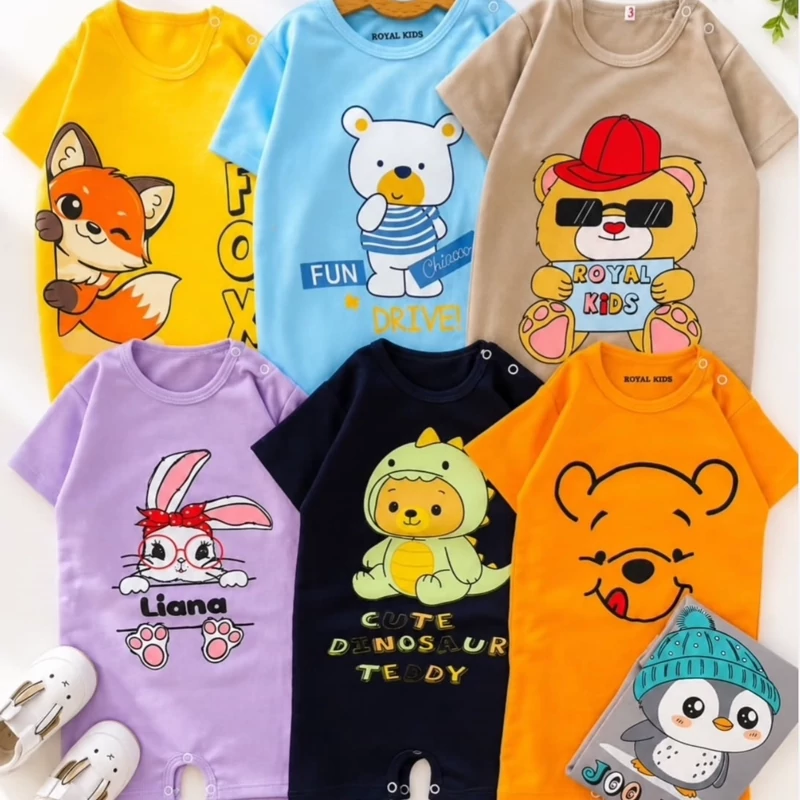 رامپر بچه گانه حیوانات نوزادی تا 36 ماه کد 11612