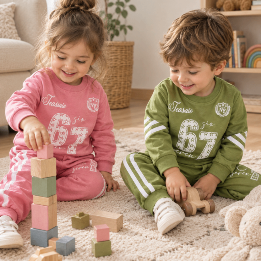 بلیز شلوار بچه گانه 67 مناسب 1 تا 6 سال کد 12029
