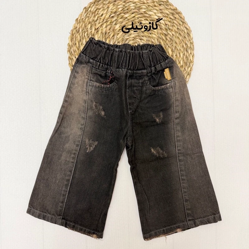 شلوار لی بگ بچه گانه 1 تا 7 سال کد 11817