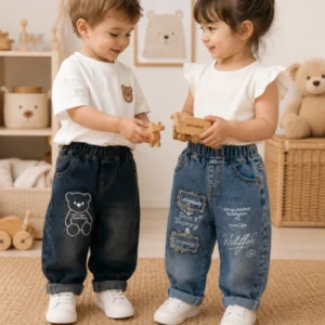 شلوار لی بچه گانه 9 ماه تا 3 سال کد 11815